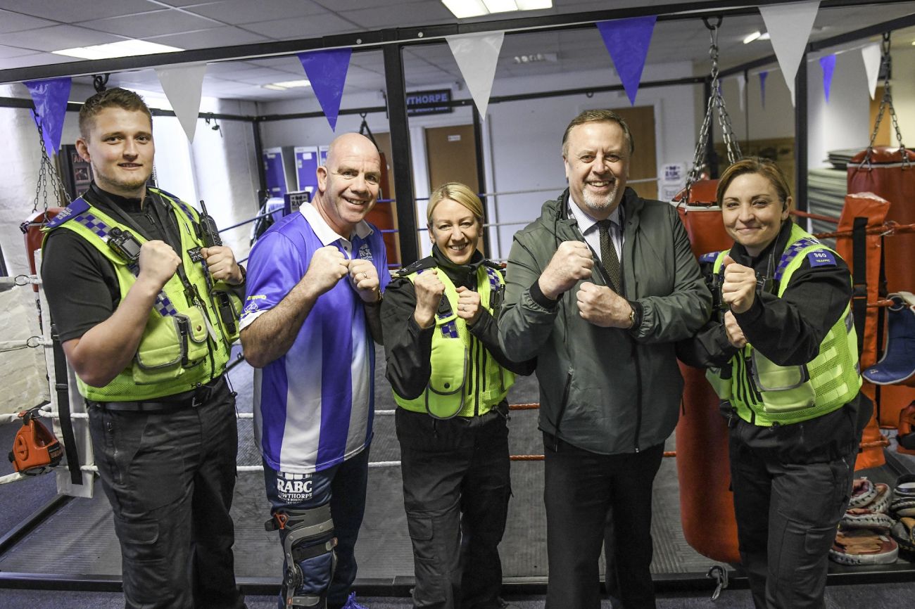 Image of Mark at Rawthorpe Amateur Boxing Club