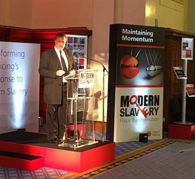 Image of Mark Burns-Williamson at Modern Slavery event