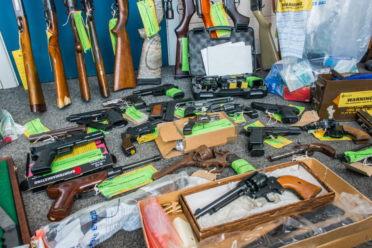 Image of firearms