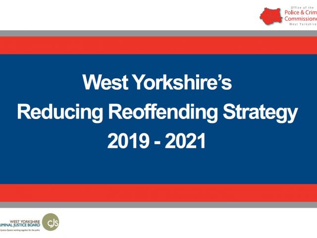 Image of the front cover of the Reducing Reoffending Strategy