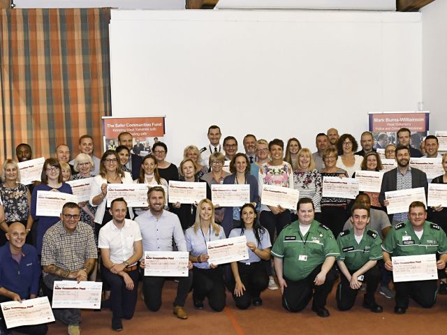 Safer Communities Fund group photo from awards eve