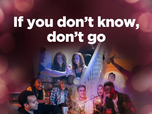 Don't know Don't Go Campaign poster