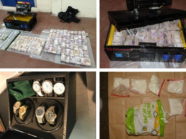 Results of the Op - recovered money and watches