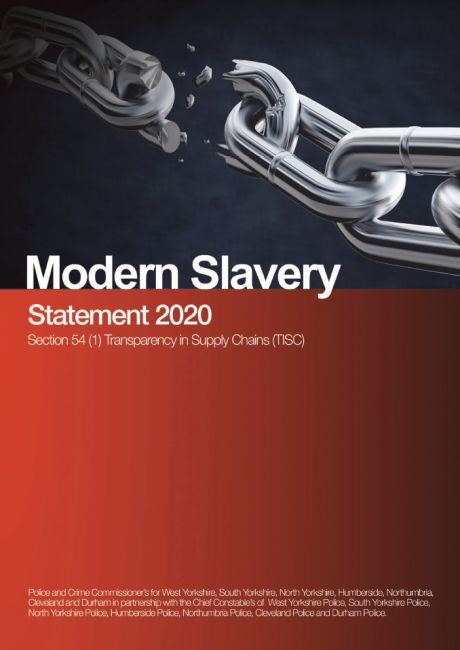 Modern Slavery Statement front cover